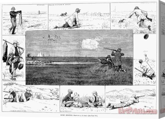 Others Bird Shooting, 1881 Stretched Canvas Print / Canvas Art