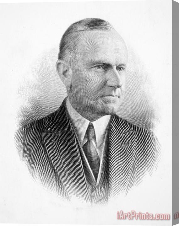 Others Calvin Coolidge (1872-1933) Stretched Canvas Painting / Canvas Art