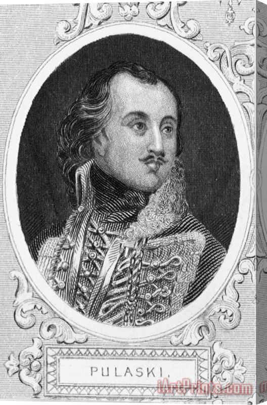 Others Casimir Pulaski (1747-1779) Stretched Canvas Painting / Canvas Art