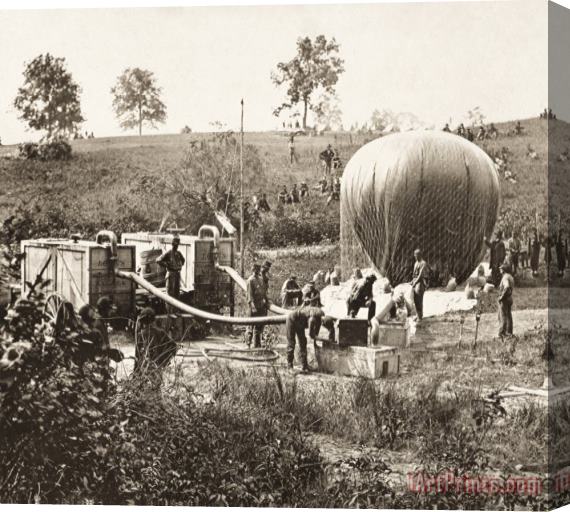 Others Civil War: Balloon, 1862 Stretched Canvas Print / Canvas Art