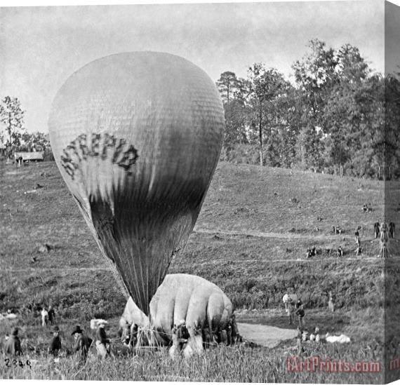 Others Civil War: Balloon, 1862 Stretched Canvas Painting / Canvas Art