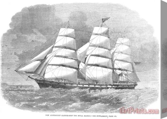 Others Clipper Ship, 1862 Stretched Canvas Print / Canvas Art