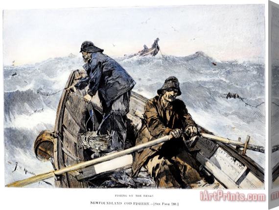 Others Cod Fishing, 1891 Stretched Canvas Print / Canvas Art
