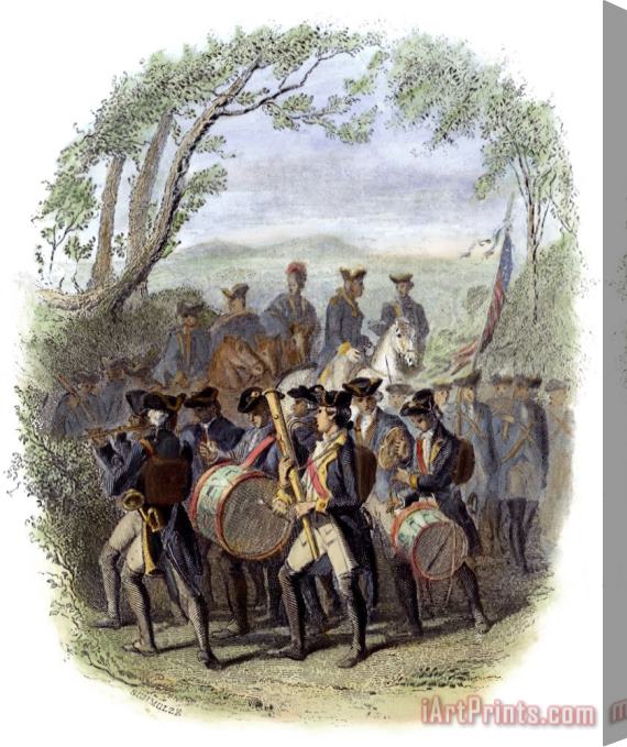 Others Continental Army Band Stretched Canvas Painting / Canvas Art