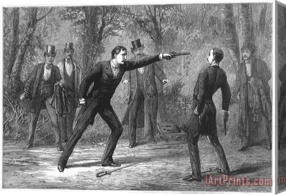 Others Duel, 1874 Stretched Canvas Print / Canvas Art