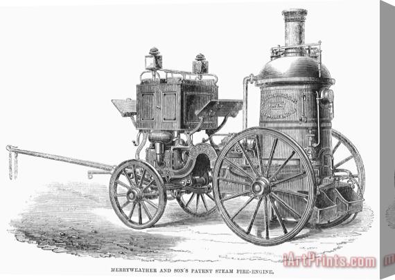 Others Fire Engine, 1862 Stretched Canvas Print / Canvas Art
