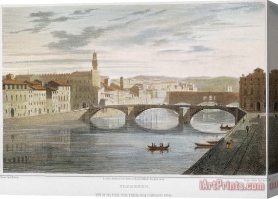 Others Florence, Italy, 1818 Stretched Canvas Print / Canvas Art