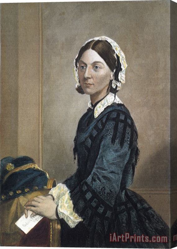 Others Florence Nightingale Stretched Canvas Print / Canvas Art