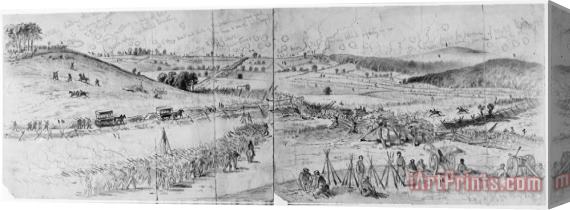 Others Gettysburg, 1863 Stretched Canvas Painting / Canvas Art