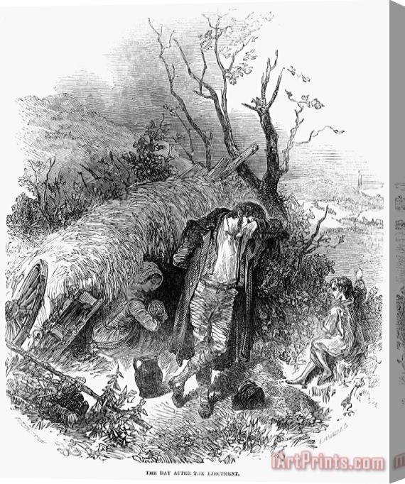 Others Irish Potato Famine, 1846-7 Stretched Canvas Print / Canvas Art