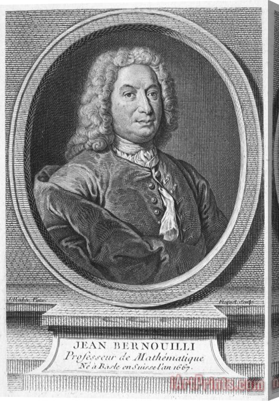 Others Jean Bernoulli (1667-1748) Stretched Canvas Print / Canvas Art