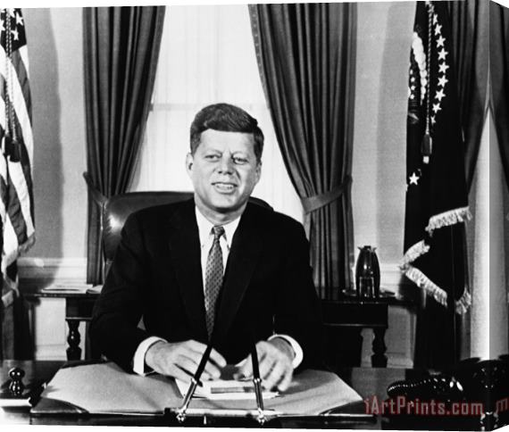 Others John F. Kennedy (1917-1963) Stretched Canvas Print / Canvas Art