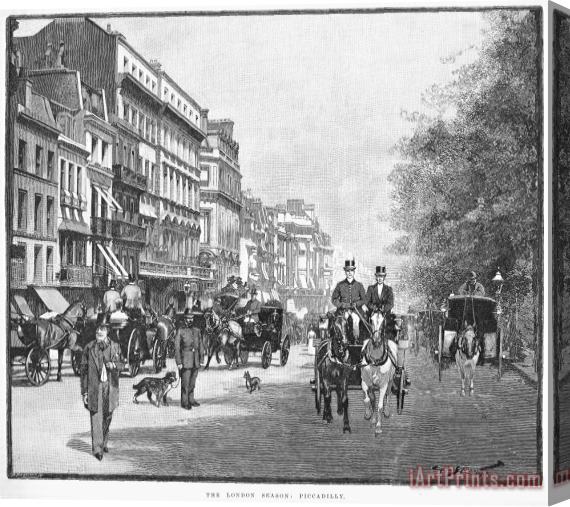 Others London: Piccadilly, 1895 Stretched Canvas Print / Canvas Art