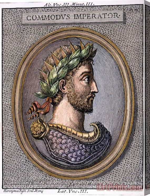 Others Lucius Commodus (161-192) Stretched Canvas Print / Canvas Art
