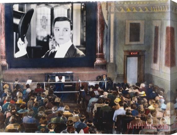 Others MOVIE THEATER, 1920s Stretched Canvas Print / Canvas Art
