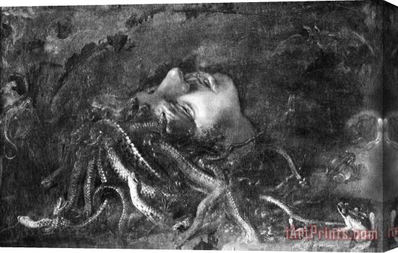 Others Mythology: Medusa Stretched Canvas Painting / Canvas Art