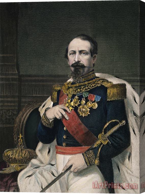 Others Napoleon IIi (1808-1873) Stretched Canvas Painting / Canvas Art