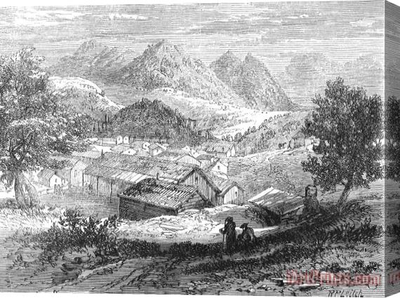 Others Nevada: Silver Mines, 1862 Stretched Canvas Painting / Canvas Art