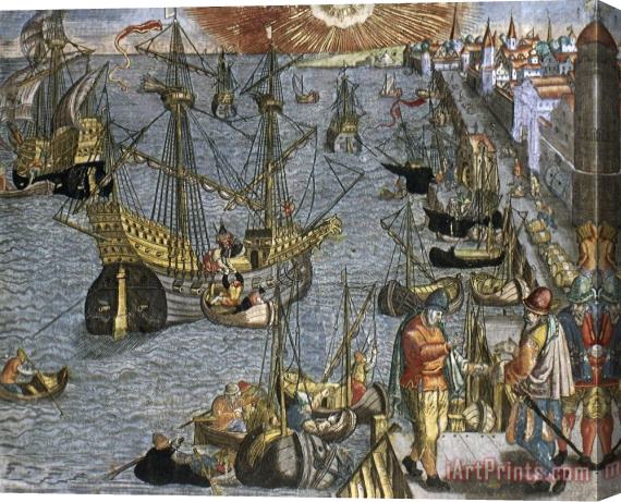 Others New World: Voyage, 1592 Stretched Canvas Painting / Canvas Art