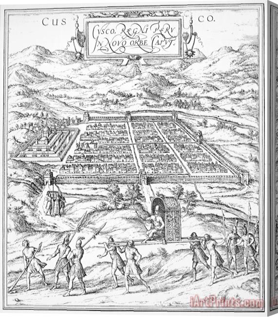 Others Peru: Cuzco, 1572 Stretched Canvas Print / Canvas Art