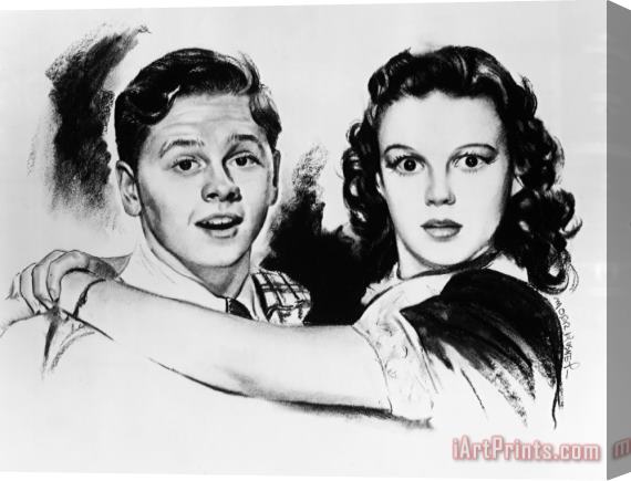 Others Rooney And Garland, 1938 Stretched Canvas Print / Canvas Art