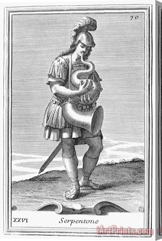Others Serpent, 1723 Stretched Canvas Print / Canvas Art