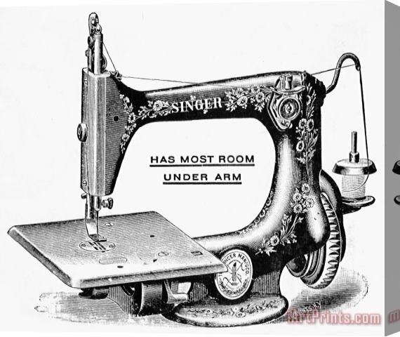 Others Singer Sewing Machine Stretched Canvas Print / Canvas Art