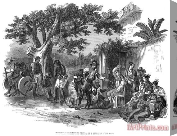 Others Slavery: Brazil, 1845 Stretched Canvas Painting / Canvas Art