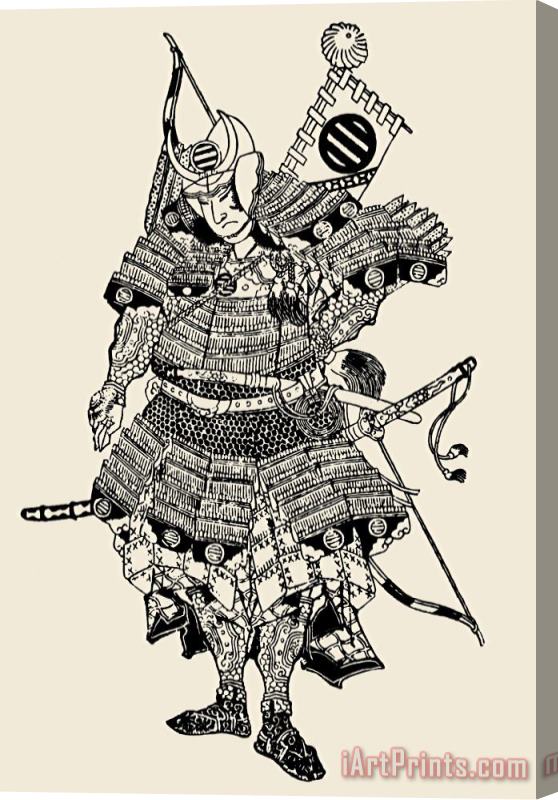 Others Soldier: Samurai Stretched Canvas Painting / Canvas Art