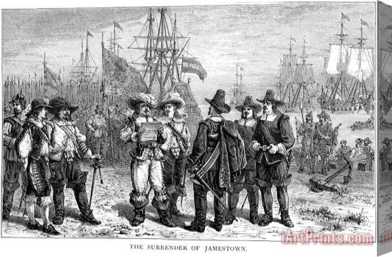 Others Submission Of Jamestown Stretched Canvas Print / Canvas Art