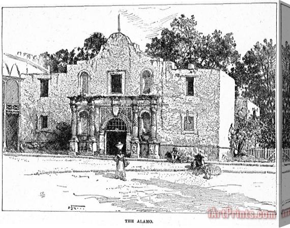 Others Texas: Alamo, 1900 Stretched Canvas Painting / Canvas Art