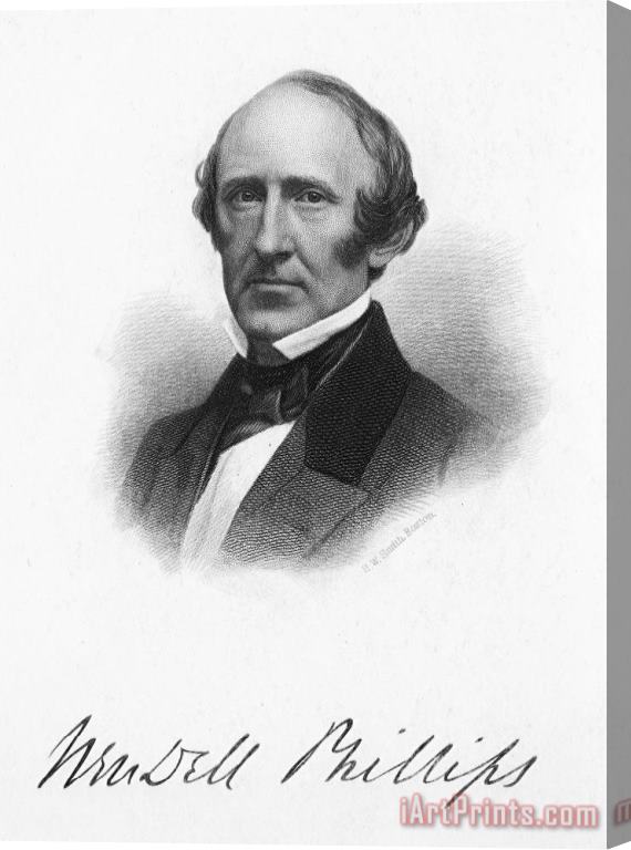 Others Wendell Phillips (1811-1884) Stretched Canvas Print / Canvas Art