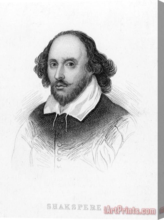 Others William Shakespeare Stretched Canvas Print / Canvas Art