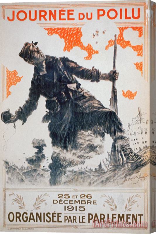 Others World War I: French Poster Stretched Canvas Print / Canvas Art
