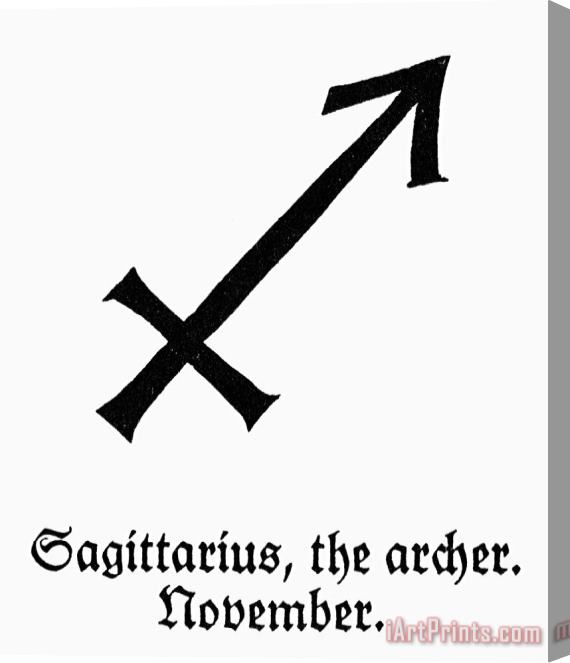 Others Zodiac: Sagittarius Stretched Canvas Painting / Canvas Art