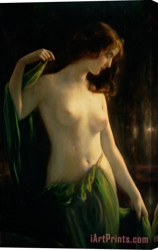 Otto Theodor Gustav Lingner Water Nymph Stretched Canvas Painting / Canvas Art