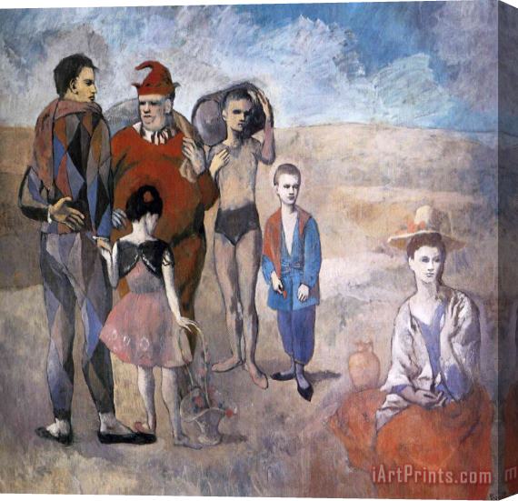 Pablo Picasso Family of Acrobats Jugglers 1905 Stretched Canvas Painting / Canvas Art