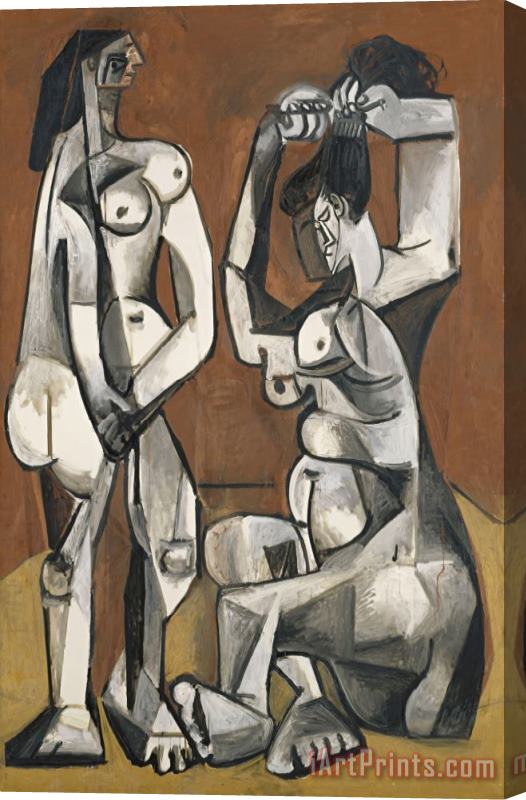Pablo Picasso Femmes a La Toilette (women at Their Toilette) Stretched Canvas Print / Canvas Art