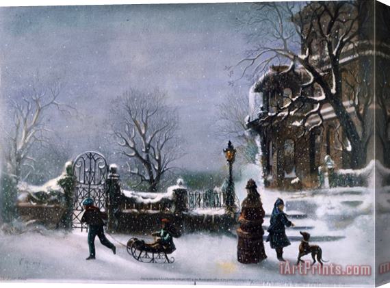 Pablo Picasso Joseph Hoover The First Snow 1877 Stretched Canvas Painting / Canvas Art
