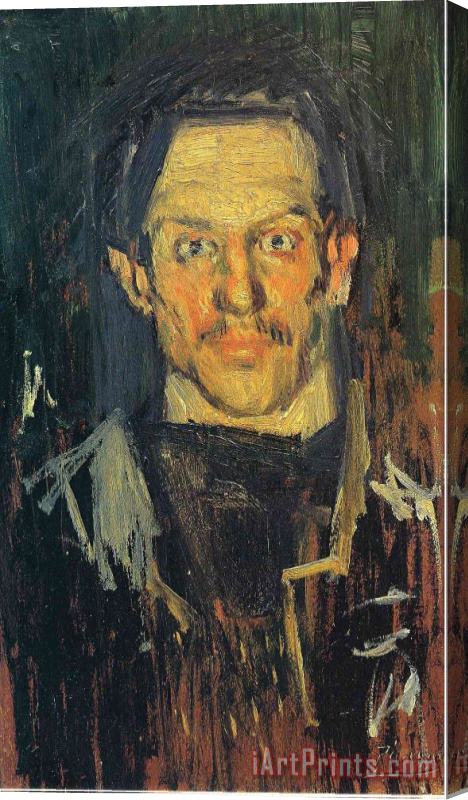 Pablo Picasso Self Portrait 1901 2 Stretched Canvas Print / Canvas Art