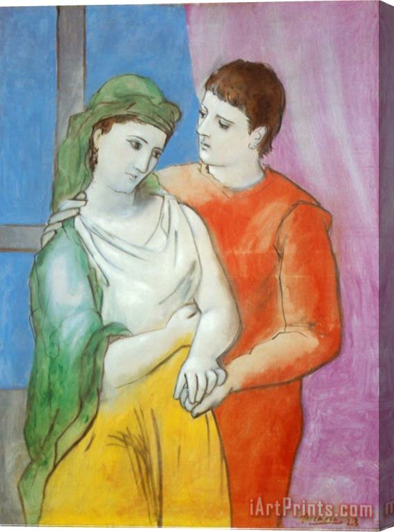 Pablo Picasso The Lovers Stretched Canvas Painting / Canvas Art