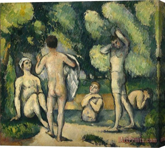 Paul Cezanne Bathers C 1880 Oil on Canvas Stretched Canvas Painting / Canvas Art