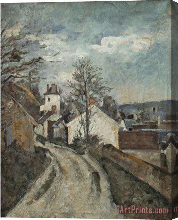 Paul Cezanne Doctor Gachet's House at Auvers Stretched Canvas Print / Canvas Art