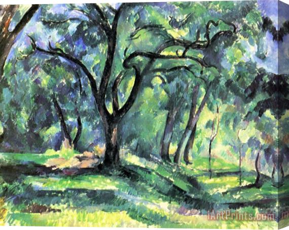 Paul Cezanne Forest Stretched Canvas Print / Canvas Art