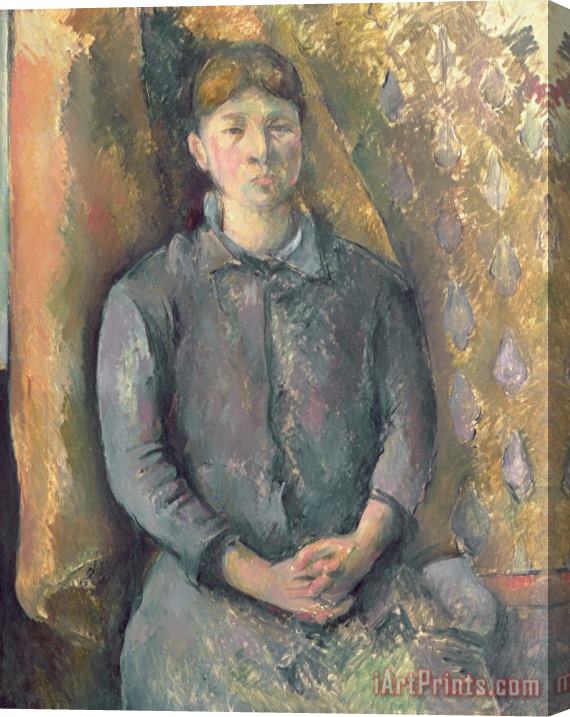 Paul Cezanne Madame Cezanne Stretched Canvas Print / Canvas Art