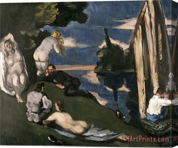 Paul Cezanne Pastoral C 1870 Stretched Canvas Print / Canvas Art
