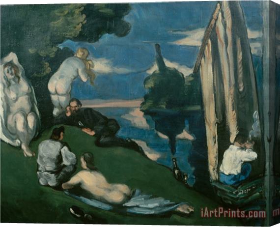 Paul Cezanne Pastoral Stretched Canvas Print / Canvas Art