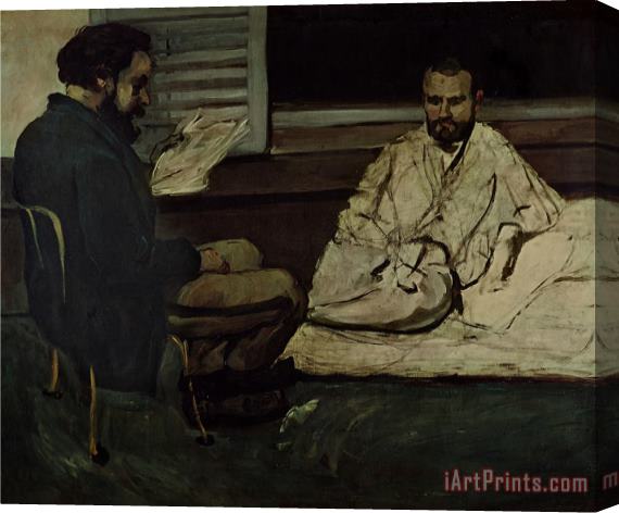Paul Cezanne Paul Alexis 1847 1901 Reading a Manuscript to Emile Zola 1840 1902 1869 70 Oil on Canvas Stretched Canvas Painting / Canvas Art