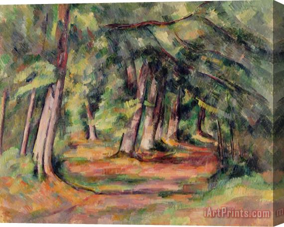 Paul Cezanne Pres du Jas de Bouffan Stretched Canvas Print / Canvas Art