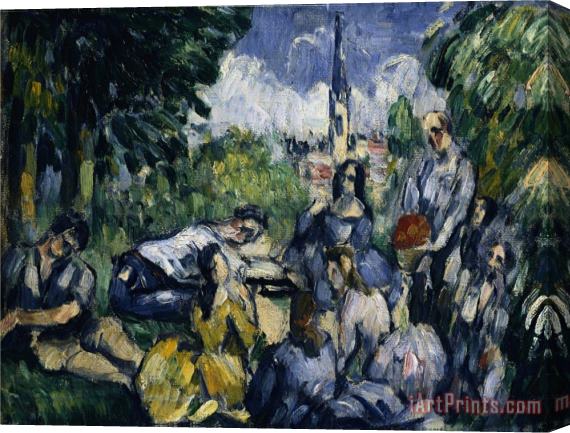 Paul Cezanne Rustic Lunch Stretched Canvas Print / Canvas Art